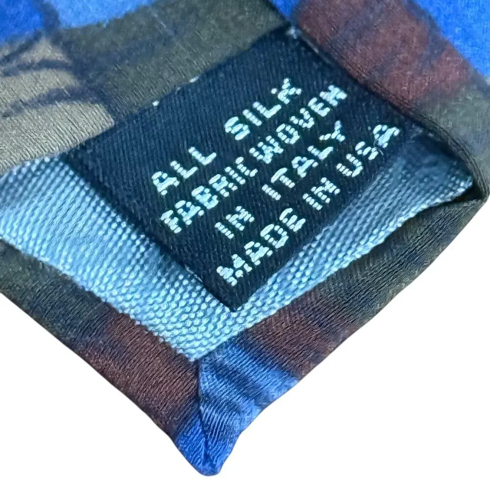 Christian Dior Monsieur Vintage Silk USA Made Mens Neck Tie 3.75